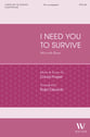 I Need You to Survive SSA choral sheet music cover